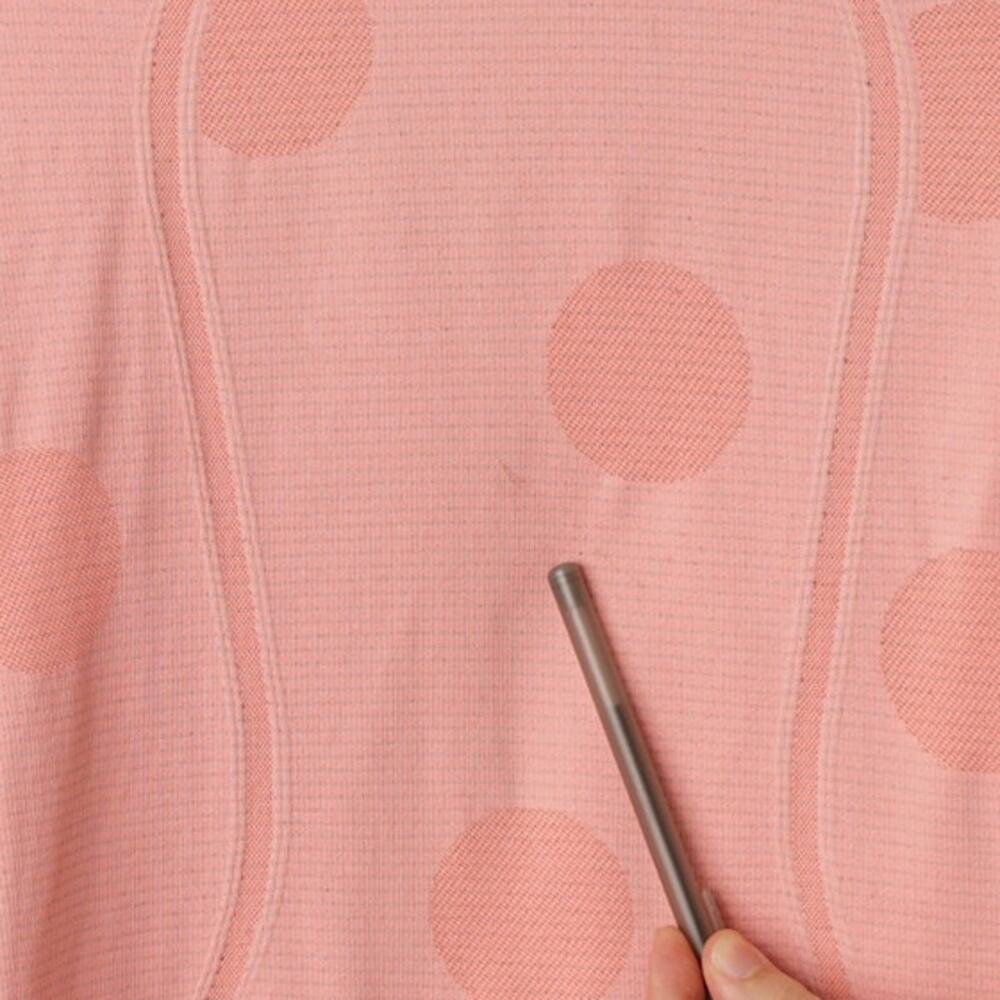 Lululemon Run: Swiftly Tech Short Sleeve in Pop Orange Polka Dot Running Active - Picture 6 of 10
